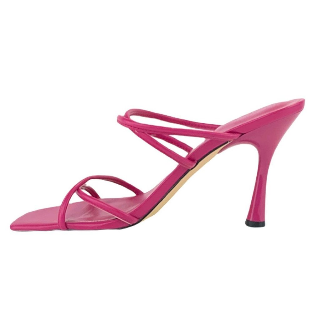 Marc Fisher Fashyn-R Crisscross Straps Slip On Pink Size 9m Heed Women's Sandals View 3